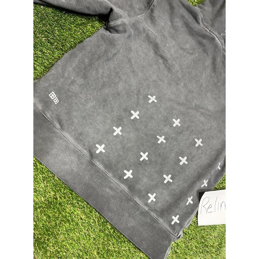 Ksubi 1999 Fade Kash Hoodie in Charcoal size M Mad Mad World